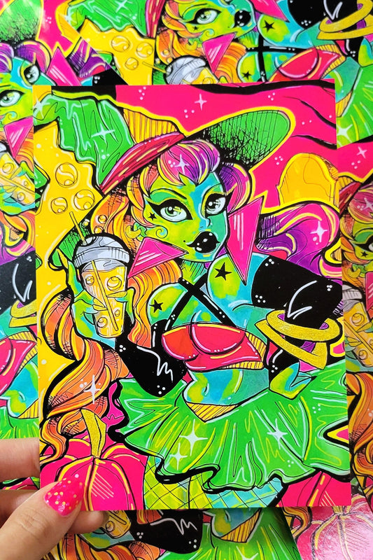 Bold Bruja Art Print