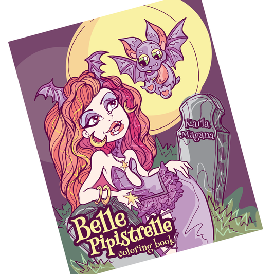 Belle Pipistrelle Coloring book by Karla Magana