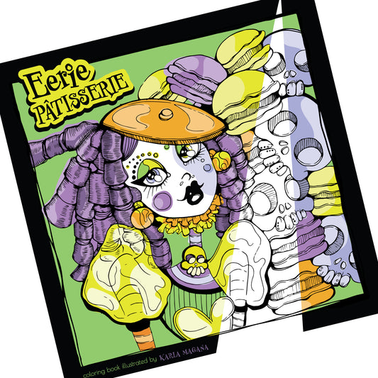 Eerie Patisserie Coloring Book Signed Bundle