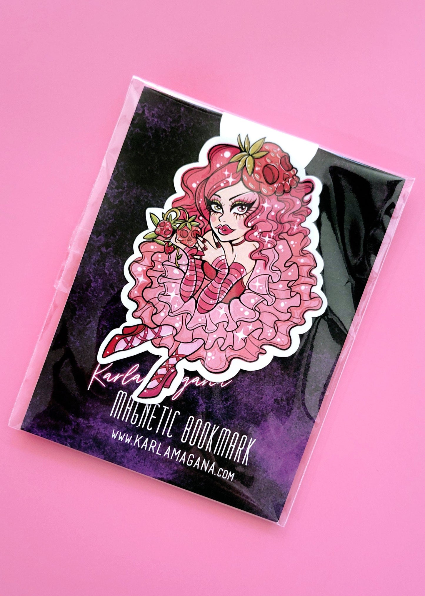 StrawBOOry Spooklette Magnetic Bookmark