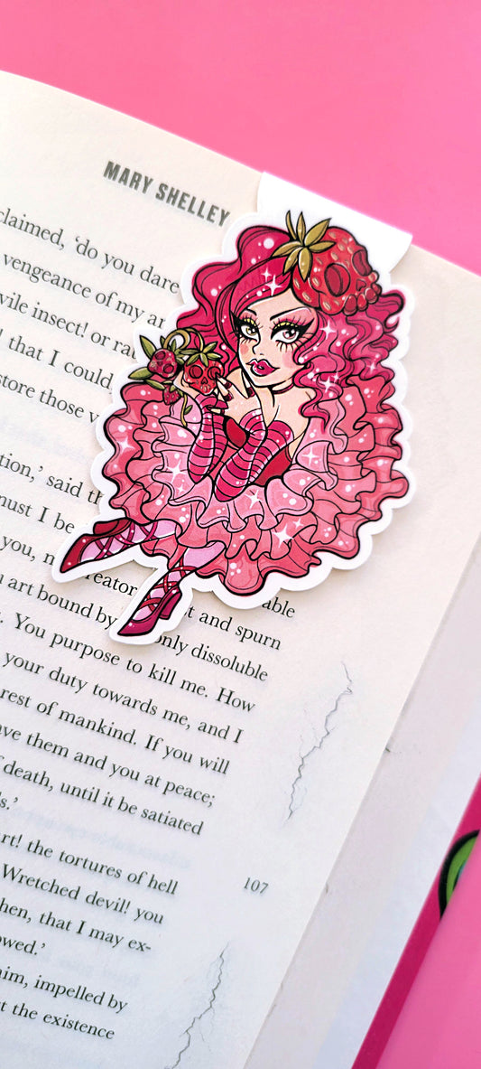 StrawBOOry Spooklette Magnetic Bookmark