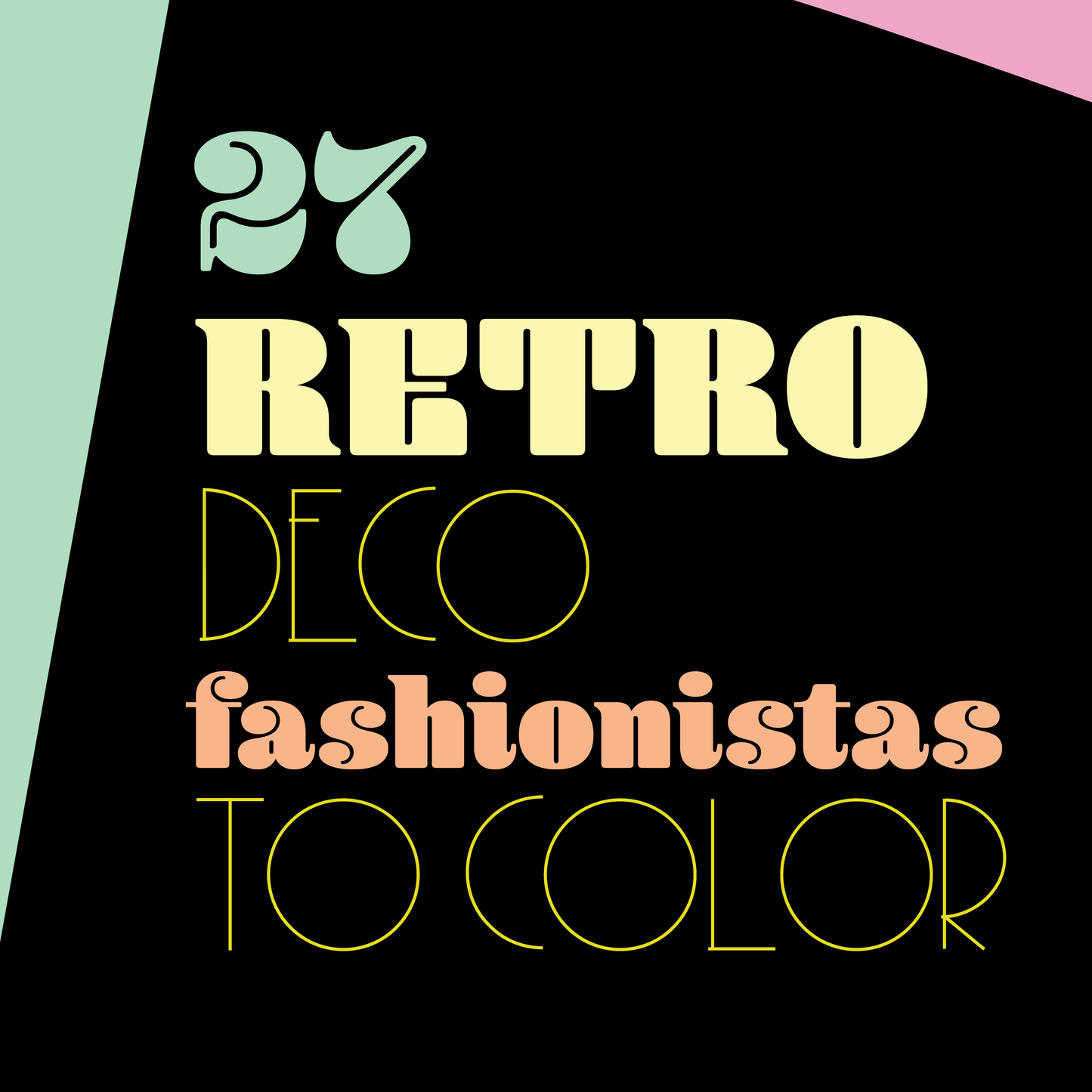 Coloring Book Bundle | Retro Deco