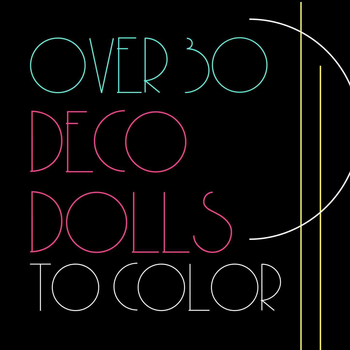 Coloring Book Bundle | Deco Dolls