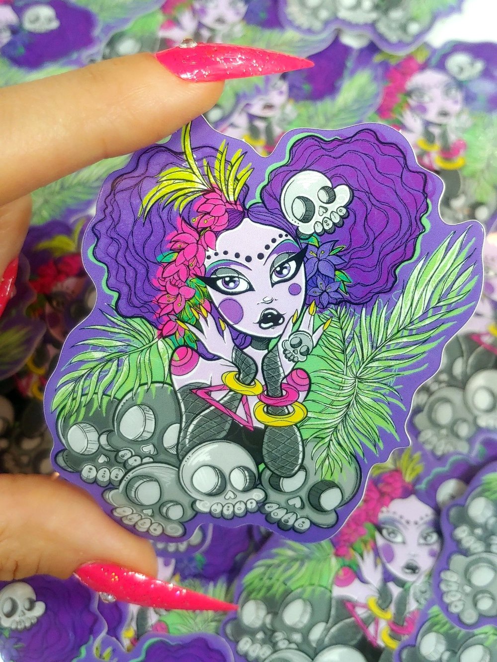 Tropigoth Spooky Girl Sticker