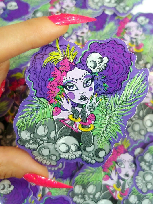 Tropigoth Spooky Girl Sticker