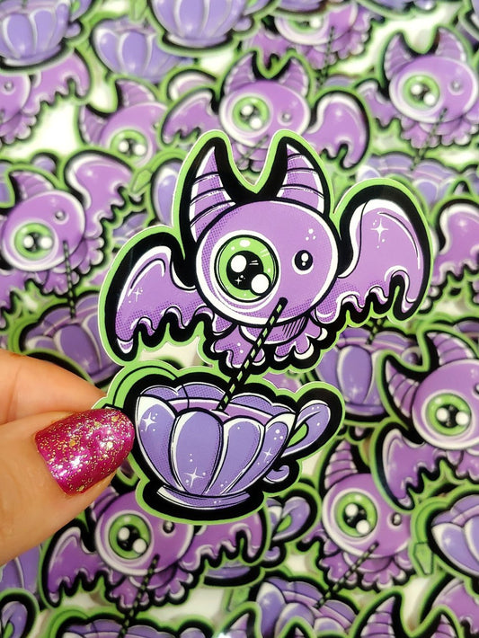 Feelin' Bat Tea  Sticker