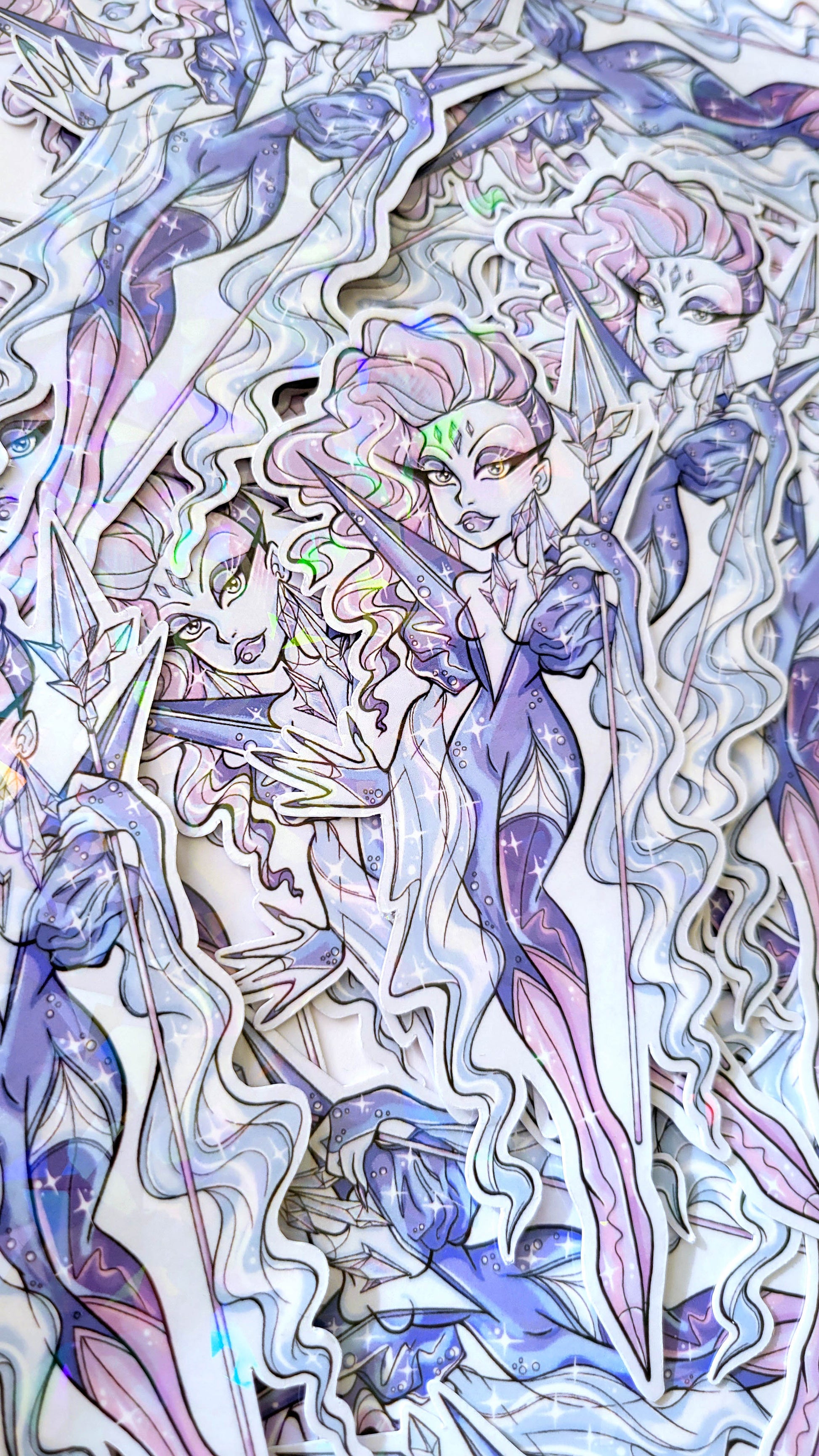 Ice Crystal Queen Sticker by Karla Magana